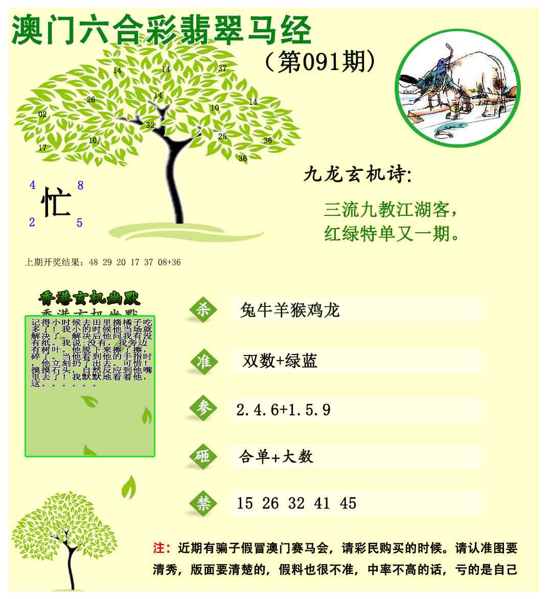 091期翡翠马经[图]